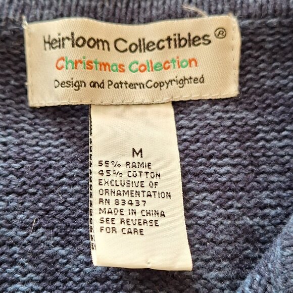 Heirloom Collectibles women's vintage Christmas sweater vest. - Picture 7 of 8